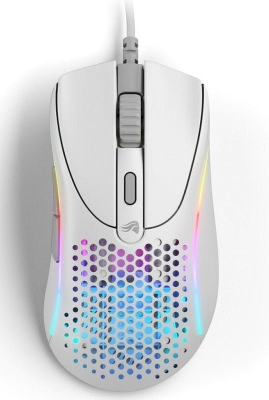 Glorious - Model D 2 - Gamingmuis - Wit - Bedraad