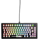 Glorious Gaming GMMK 3 75% Barebones toetsenbord Gamen USB Nee Zwart