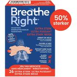 Breathe Right - Extra Sterk - Neusstrips - Huidskleurig - 26 Stuks