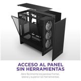 NZXT H5 Flow RGB - PC Behuizing - Zwart - Mid-Tower