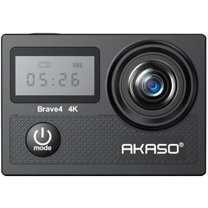 Akaso Dapper 4 (24p, WiFi), Action Cam, Zwart