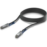 Ubiquiti - UACC-DAC-QSFP28-3M - Zendontvangers - Zwart - QSFP28 directe aansluitkabel 3 m
