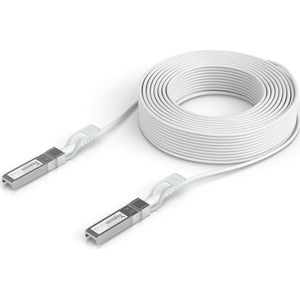 Ubiquiti UACC-Uplink-SFP28-30M InfiniBand en Glasvezelkabel Wit