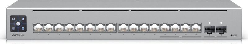 Ubiquiti Pro Max 16 L3 - 2.5G Ethernet - 1U - Grijs