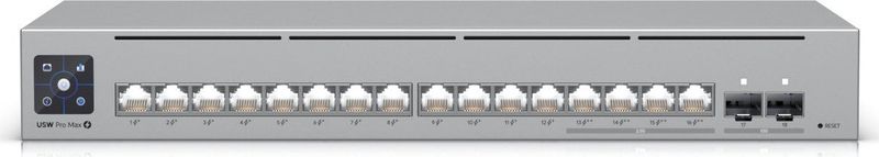 Ubiquiti Pro Max - Managed L3 Netwerkswitch - 16 Poorten - Grijs