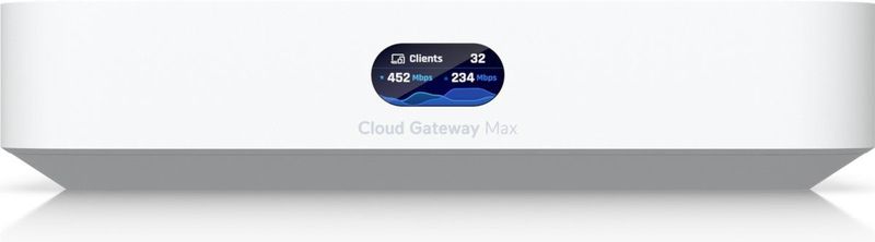 Ubiquiti - Compact 2.5G Cloud Gateway - Netwerkapparatuur - 512 GB