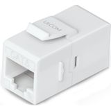 Ubiquiti - Keystone Cat6 - RJ45 Pass Through - Wit - 12-pack