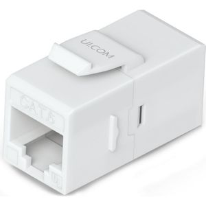 Ubiquiti - Keystone Cat6 - RJ45 Pass Through - Wit - 12-pack