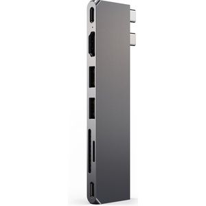 Satechi USB-C Pro Hub Slim Adapter - Space Gray