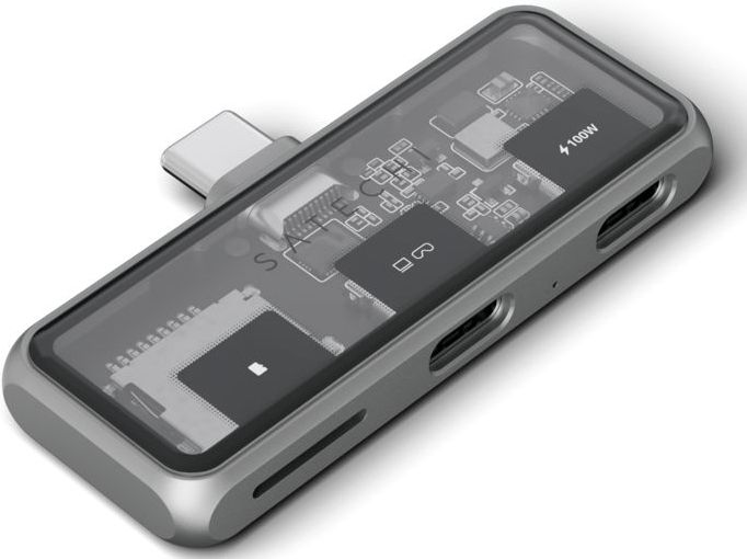 Satechi - Mobile XR Hub - USB-C Adapter - Zwart - Aluminium