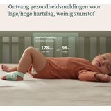 Owlet Dream Sock - Medisch gecertificeerde slimme babyfoon met live hartslag-, zuurstof- en gezondheidsmeldingen - Blauw