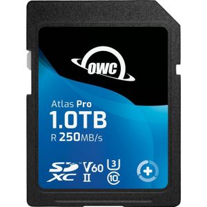 OWC - Atlas Pro - Geheugenkaart - Blauw - 1TB - SDXC V60 UHS-II