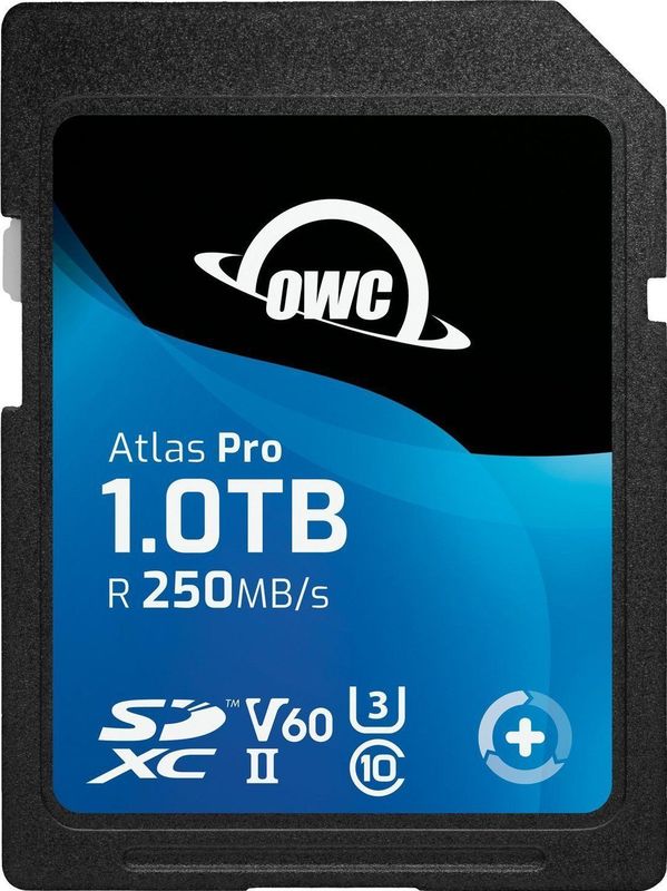 OWC - Atlas Pro - Geheugenkaart - Blauw - 1TB - SDXC V60 UHS-II