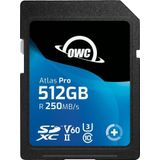 OWC - Atlas Pro - Geheugenkaart - Zwart - 512 GB - SDXC V60 UHS-II
