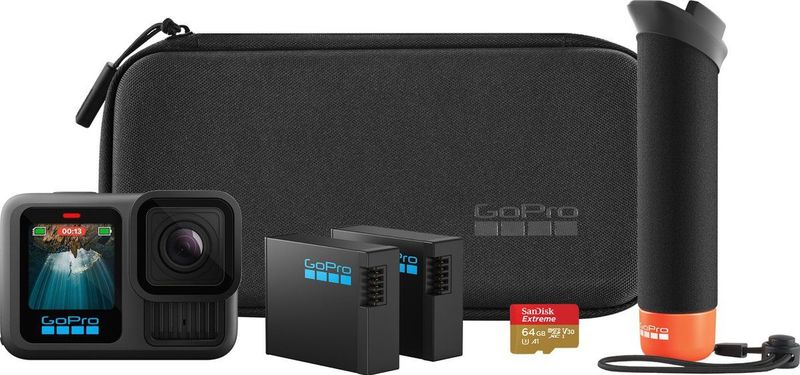 GoPro - Hero13 - Action Cam - Zwart - Accessoire Bundle