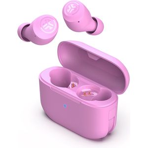 JLAB Go POP Draadloze Oordopjes - Bluetooth - 32 Uur Speeltijd - Met Microfoon - Roze