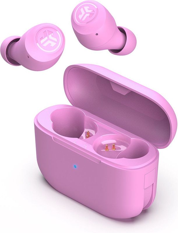 JLAB Go POP Draadloze Oordopjes - Bluetooth - 32 Uur Speeltijd - Met Microfoon - Roze