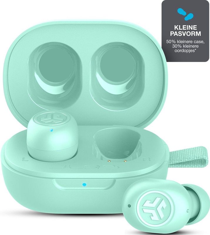 JLab - JBuds Mini - Draadloze Oordopjes - Mint - Bluetooth - Ultra Klein Design