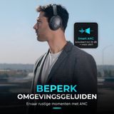 JLAB - Jbuds LUX ANC - Draadloze Koptelefoon - Zwart - Bluetooth - Noise Cancelling