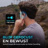 JLAB - Epic Sport ANC 3 - Draadloze Oordopjes - Zwart - Bluetooth Multipoint - 56 uur speeltijd