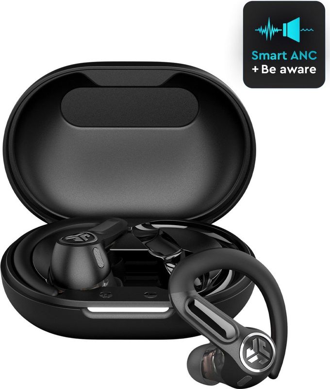 JLAB - Epic Sport ANC 3 - Draadloze Oordopjes - Zwart - Bluetooth Multipoint - 56 uur speeltijd