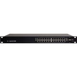 Ubiquiti - ES-24-250W - Netwerkschakelaar - Zwart - 24 Gigabit-poorten