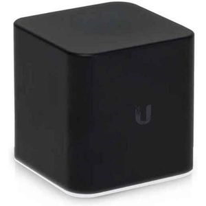 Ubiquiti Air Cube Air Max Home Router WLAN 802.11ac 2x2%2C 4X GbE poorten, zwart