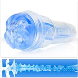 Fleshlight Turbo Thrust Blue Ice - SuperSkin masturbator, seksspeeltje, uiterst realistisch, iJsblauw