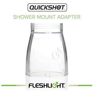 Fleshlight Quickshot Shower Mount Adapter - Mastrubator Accessoire - Transparant