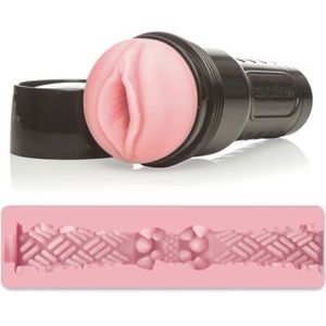 Fleshlight GO Surge - compacte SuperSkin masturbator, seksspeeltje, uiterst realistisch, pink