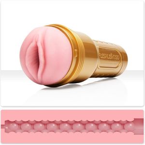 Fleshlight GO Stamina Training Unit STU Lady - compacte SuperSkin masturbator, seksspeeltje, uiterst realistisch, pink