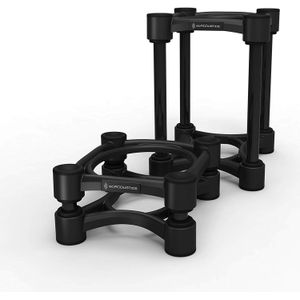 IsoAcoustics Iso-Stand Series Speaker Isolatie Stands met Hoogte & Tilt Aanpassing: Iso-155 (15,5 x 19 cm) Pair