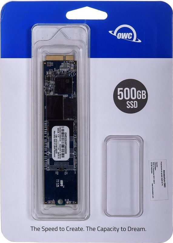 OWC SSD 500 GB 530/495 APro6G Custom Compatibel | voor MacBook Air 2012