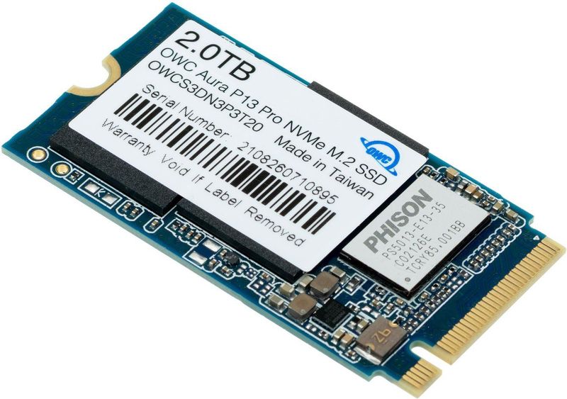 OWC Aura P13 Interne SSD - 2TB - PCIe 3.0 NVMe M.2 2242