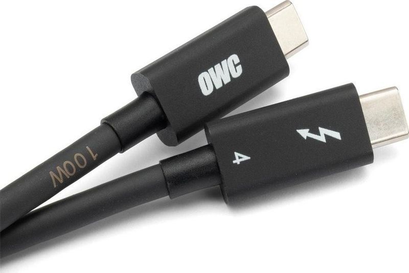 OWC USB-C Kabel - Thunderbolt 3 / 4, USB-C - 70 cm - Zwart
