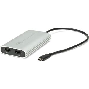 OWC - USB-C Dubbele HDMI 4K-beeldschermadapter - Voor Apple Silicon M1 & M2 Macs