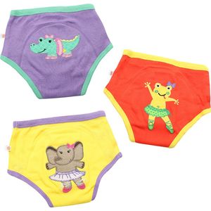 Zoocchini set van 3 oefenbroekjes - % organic katoen - Ballerina Gals - Meisjes