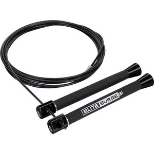 EliteSRS Elite Surge 3.0 Springtouw voor dubbele training, speed-kabel met nylon coating, snel en glad, 28,3 g, dubbele aluminium kogellagers met comfortabele schuimrubberen handgrepen