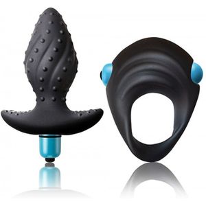 Rocks Off Ibex Kit - Vibrerende Buttplug & Cockring