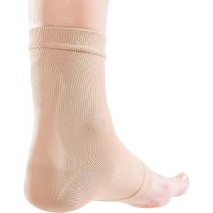 Thx4COPPER Compressiesokken enkelbandage met 2 siliconen ondersteuning en bescherming van de gewrichten, voetbandage achillespees geschikt voor de rechter en linker enkel, M