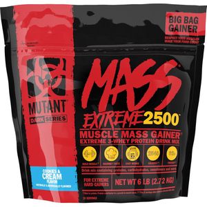 Mutant Mass XXXTREME 2500 (6lbs) Cookies & Cream