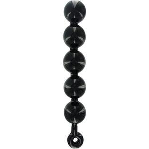 Master Series - Zwarte ballen anale kralen