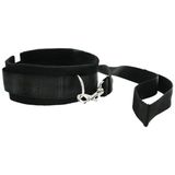 Frisky Riem en Halsband set - Zwart