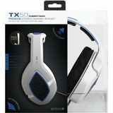 Gioteck TX50 Premium Wired Stereo Gaming Headset - White / Blue