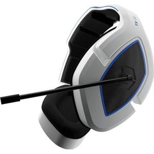 Gioteck TX 50 - Gaming Headset 3.5 mm, met 50 mm Driver Surround Sound met Flexibele Microfoon, Volume en Microfoon Control, Koptelefoon voor PC Xbox series X S PS5 Nintendo Switch, Wit en Blauw