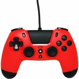 Gioteck - VX4 Premium Bedrade  Controller - Rood - Geschikt voor PS4 & PC