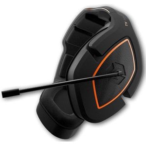 Gioteck Hoofdtelefoon TX50 kabelg.Stereo 3.5mm Bu,1.4m PS4, Xbox (Bedraad), Gaming headset, Oranje, Zwart