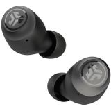 JLab Go Air POP oortjes draadloos - 32 uur Speeltijd - EQ Geluidsinstellingen - Bluetooth oordopjes - Oplaadcase met ingebouwde Oplaadkabel – Zwart