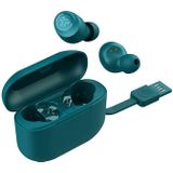 JLab Go Air POP Draadloze Oordopjes - oortjes draadloos - 32 uur Speeltijd - EQ Geluidsinstellingen - Bluetooth 5.1 - Oplaadcase met ingebouwde Oplaadkabel – Groenblauw