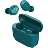 JLab Go Air POP Draadloze Oordopjes - oortjes draadloos - 32 uur Speeltijd - EQ Geluidsinstellingen - Bluetooth 5.1 - Oplaadcase met ingebouwde Oplaadkabel – Groenblauw
